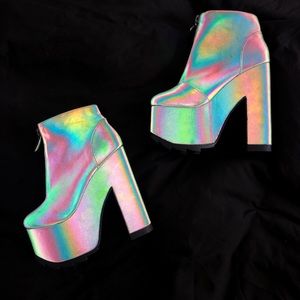 YRU Nightmare Reflective Platform Boots